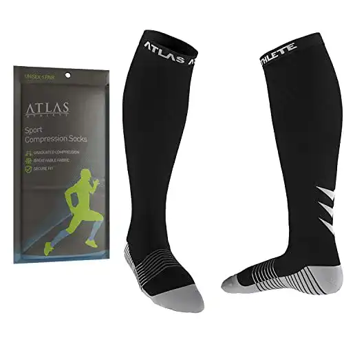 Sport-Kompressionsstrümpfe Atlas Athlete Atlas Sport abgestuft
