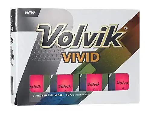 Volvik-Golfbälle Volvik Vivid Golfbälle, 12 Stück, Unisex