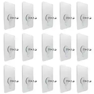 Klebeschrauben IWILCS 15pcs Klebe Schrauben, Transparent