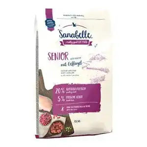 Katzenfutter Senior bosch Tiernahrung Sanabelle Senior 10 kg