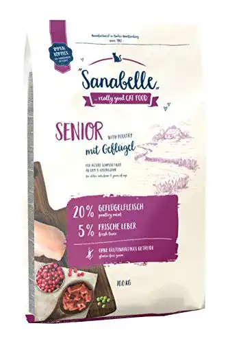 Katzenfutter Senior bosch Tiernahrung Sanabelle Senior 10 kg