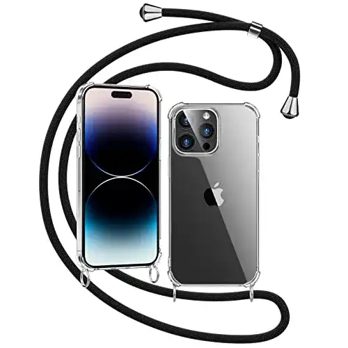 iPhone-13-Pro-Max-Hülle Riisoyu Handykette mit Band 6,7 Zoll
