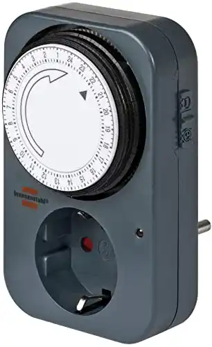 Zeitschaltuhr Brennenstuhl MZ 20, mechanische Timer-Steckdose