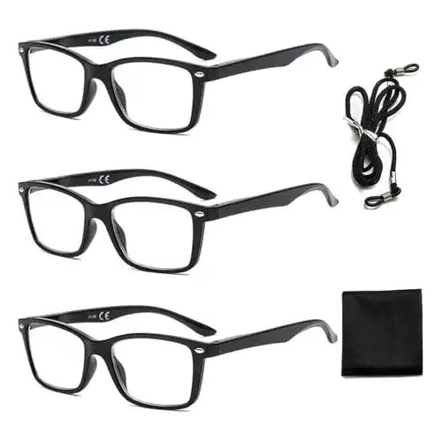 Lesebrille Suertree Feder Scharnier (3 Pack) n Sehhilfe Augenoptik