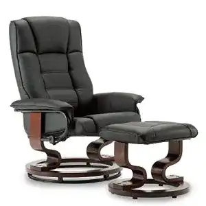 Relaxsessel mit Hocker M MCombo, 360°drehbar mit Liegefunktion