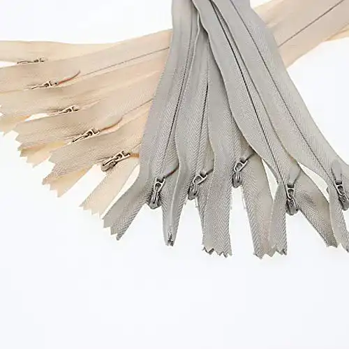 Nahtverdeckter Reißverschluss Leekayer 15,2cm Nylon