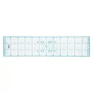 Schneiderlineal VictoR transparentes Lineal 15x60cm in Blau