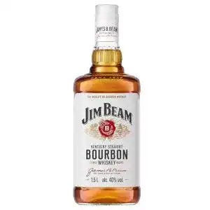 Bourbon Whiskey Jim Beam White Kentucky Straight , vollmundig