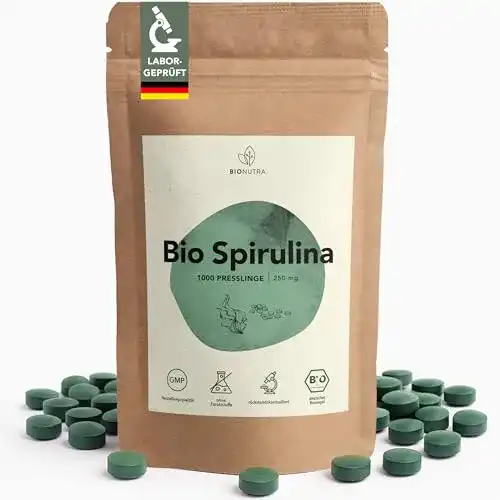 Bio-Spirulina BioNutra ® Spirulina-Presslinge Bio 1000 x 250 mg