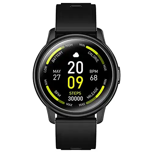 Smartwatch (rund) Cillso Smartwatch, Runde Bluetooth Smartwatch
