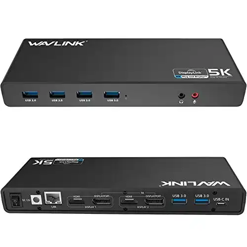 Laptop-Dockingstation WAVLINK USB 3.0/USB C Ultra 5K