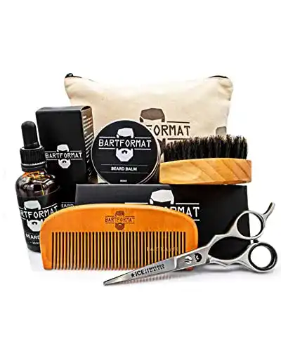Bartpflege-Set BARTFORMAT Bartpflegeset für Männer 6-teilig
