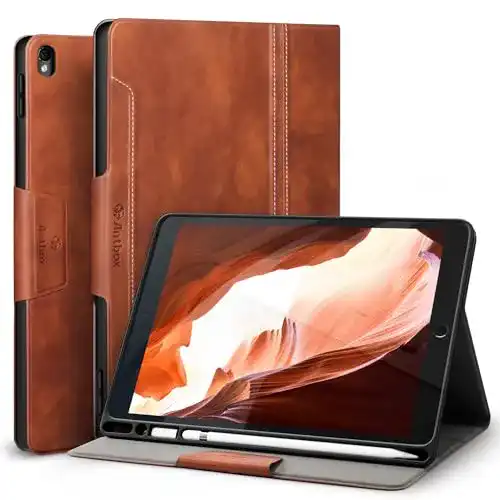iPad-Air-3-Hülle Antbox PU Ledertasche Schutzhülle Smart Cover