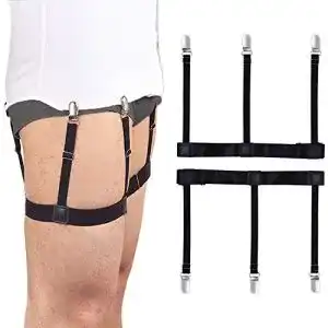 Hemdhalter ILLUVA Herren , Hosenträger,Elastisch Hemd-Halter