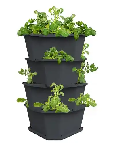 Hochbeet (Kunststoff) GUSTA GARDEN Paul Potato Starter stapelbar