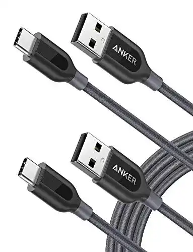 USB 2.0 auf USB-C Anker, 2-Pack, Powerline+, 1.8m