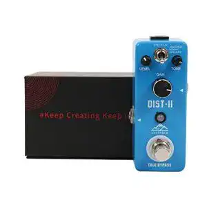 Distortion-Pedal EASTROCK Distortion Pedal für Gitarre & Bass