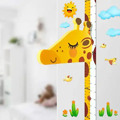 Messlatte Kinder DUOUPA Baby Messlatte Höhe Diagramm