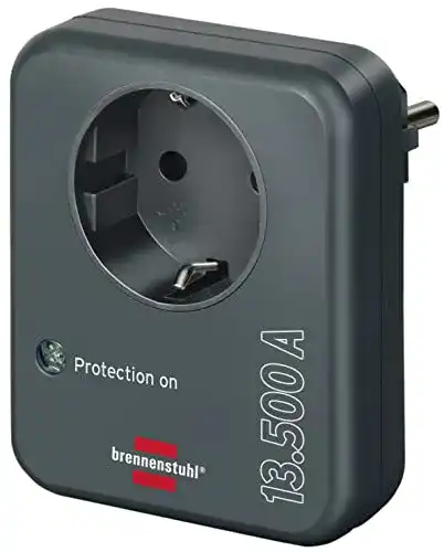 Steckdosenadapter Brennenstuhl Überspannungsschutz 13.500 A