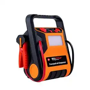 Starthilfegerät mit Kompressor Bullwing Starthilfe Powerbank 300A