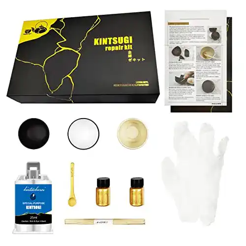 Kintsugi-Set MUFUN Kintsugi Reparatur-Set, Kintsugi Repair Kit