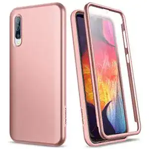 Samsung-Galaxy-A50-Hülle SURITCH, Silikon mit Displayschutz