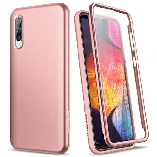 Samsung-Galaxy-A50-Hülle SURITCH, Silikon mit Displayschutz