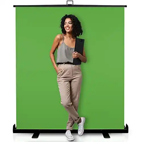 Green-Screen KHOMO GEAR mit Ständer extra groß 138 x 208 cm