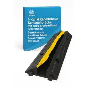 Kabelbrücke ONPIRA 1-Kanal Überfahrschutz Kabelkanal