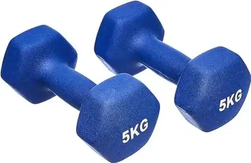 Hanteln (5 kg) Amazon Basics Neopren Hanteln Gewichte, (2er-Set)
