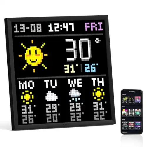 Divoom divoom Pixoo-64 WiFi Pixel Art Display, LED-Panel