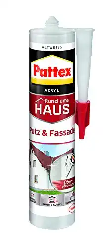 Pattex-Silikon Pattex 1673624 Putz und Fassade Acryl altweiß