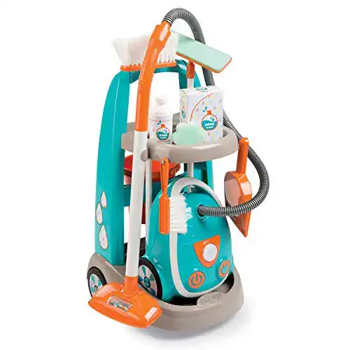 Kinderstaubsauger Smoby 330309 Spielzeug Reinigungstrolley