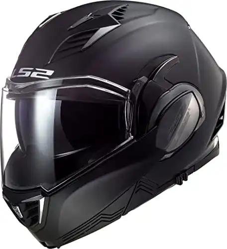 LS2-Helm LS2 FF900 Valiant II Solid Helm Schwarz Matt XXXL