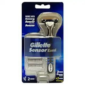 Gillette-Rasierer Gillette Sensor Excel Nassrasierer, Doppelklinge