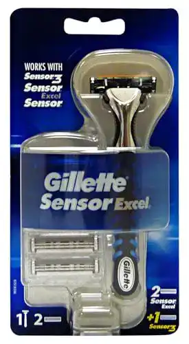 Gillette-Rasierer Gillette Sensor Excel Nassrasierer, Doppelklinge