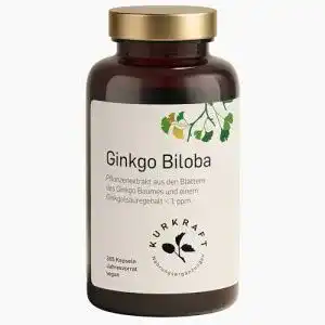 Ginkgo-Tabletten Kurkraft Ginkgo Biloba 6000, 365 Kapseln