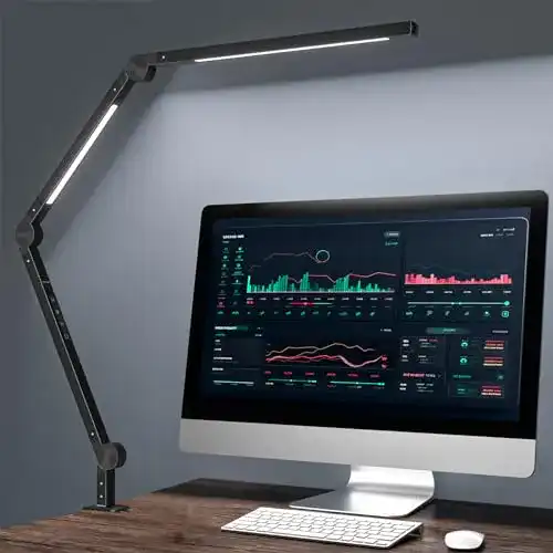 Schreibtischlampe EYOCEAN LED, Schwenkarm, Dimmen
