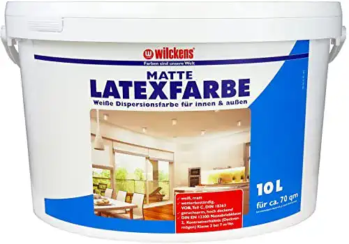 Latexfarbe Wilckens matt, 10 L, weiß 13490100110