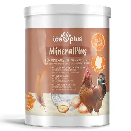 Futterkalk Ida Plus, Zusatzfutter für Hühner, mit Kalzium, 1 kg
