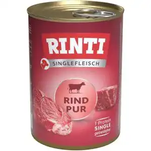 Rinti-Hundefutter Rinti Singlefleisch Rind 12 x 400 g