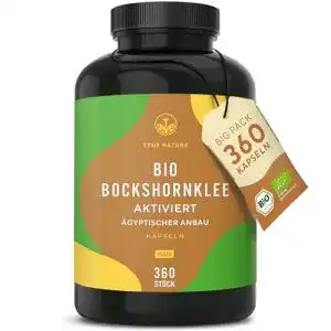 Bockshornklee-Kapseln TRUE NATURE Bio Bockshornklee Aktiviert