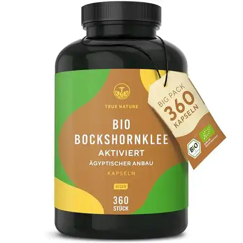 Bockshornklee-Kapseln TRUE NATURE Bio Bockshornklee Aktiviert