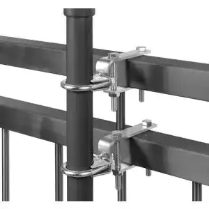 Sonnenschirmhalter-Balkongeländer STORM-PROOF aus Stahl