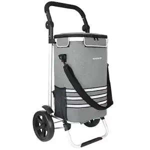 Einkaufstrolley HAYATEC 35L, Einkaufsroller mit Kühlfach