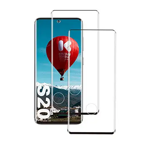 Samsung-Galaxy-S20-Panzerglas Huahuidz, 2 Stück, Case Friendly