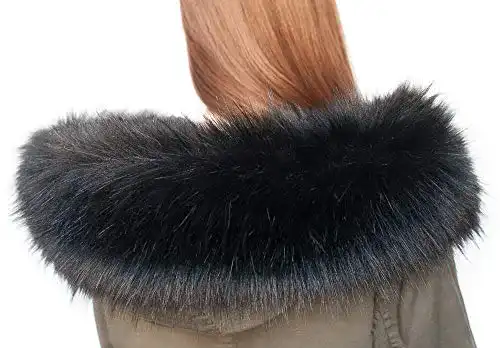 Pelzkragen Chic Vibe Pelzschal Stolen Kunstpelz Fellimitat Fuchs