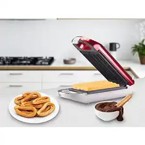 Churros-Maker BEPER BT.600Y Churros Maschine, Rot/Weiß