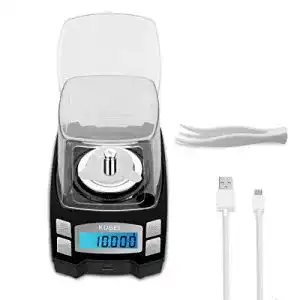 Laborwaage KUBEI 100g/0.001g USB Aufladen Milligramm Waage