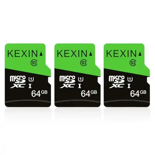 Die beste Speicherkarte mit 64 GB KEXIN Micro SD Karte 64GB 3er Pack 2026 Test Bestseller Speicherkarte mit 64 GB KEXIN Micro SD Karte 64GB 3er Pack